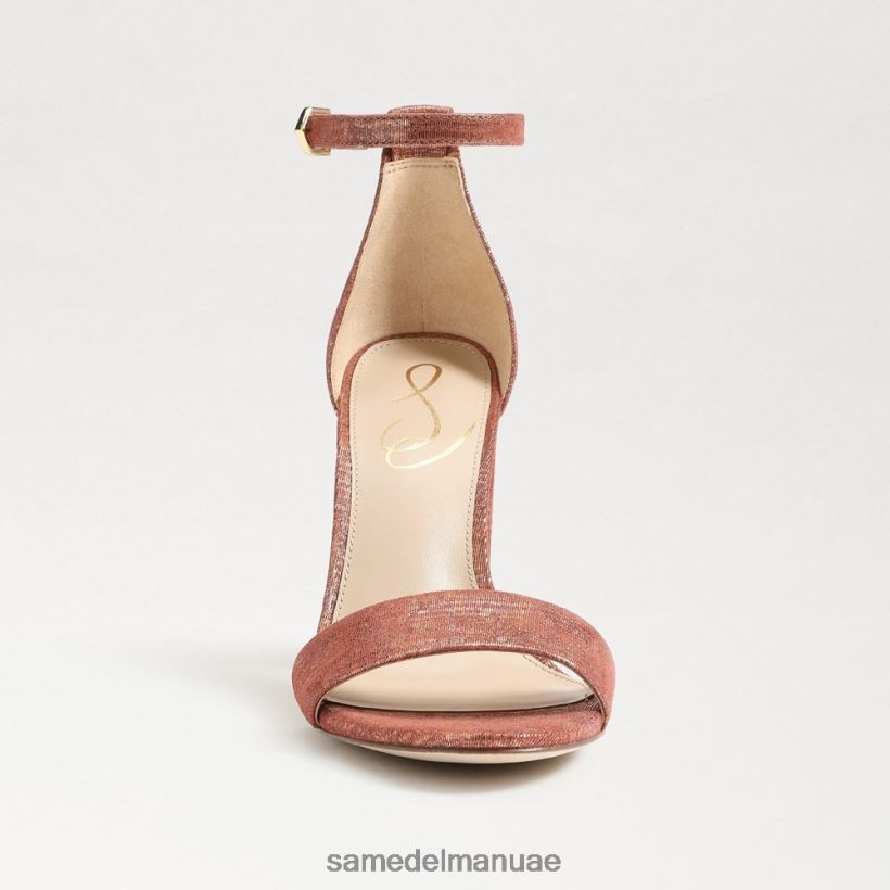 الصدأ الوردي أحذية Sam Edelman نحيف صندل بكعب عريض من يارو 246L6T331