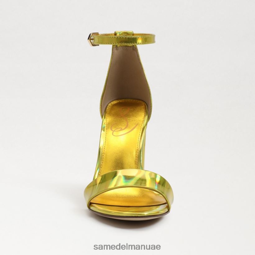 الميموزا الذهب أحذية Sam Edelman نحيف صندل بكعب عريض من يارو 246L6T333