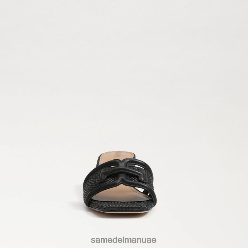 نسج أسود أحذية Sam Edelman نحيف شريحة كعب من وايلون 246L6T346