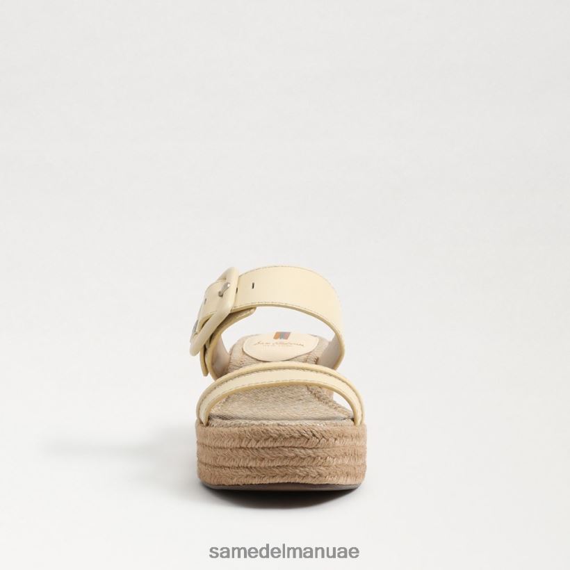 القمح المبيض أحذية Sam Edelman نحيف صندل كارسون اسبادريل بكعب عريض 246L6T351