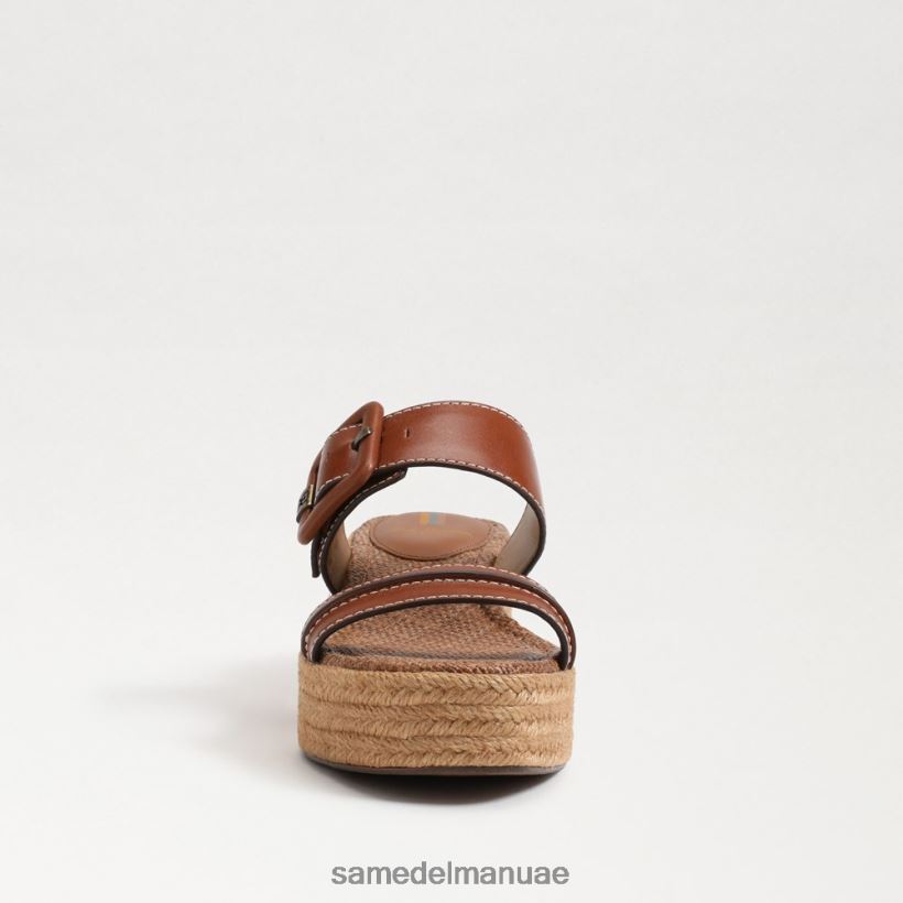كونياك غني أحذية Sam Edelman نحيف صندل كارسون اسبادريل بكعب عريض 246L6T353
