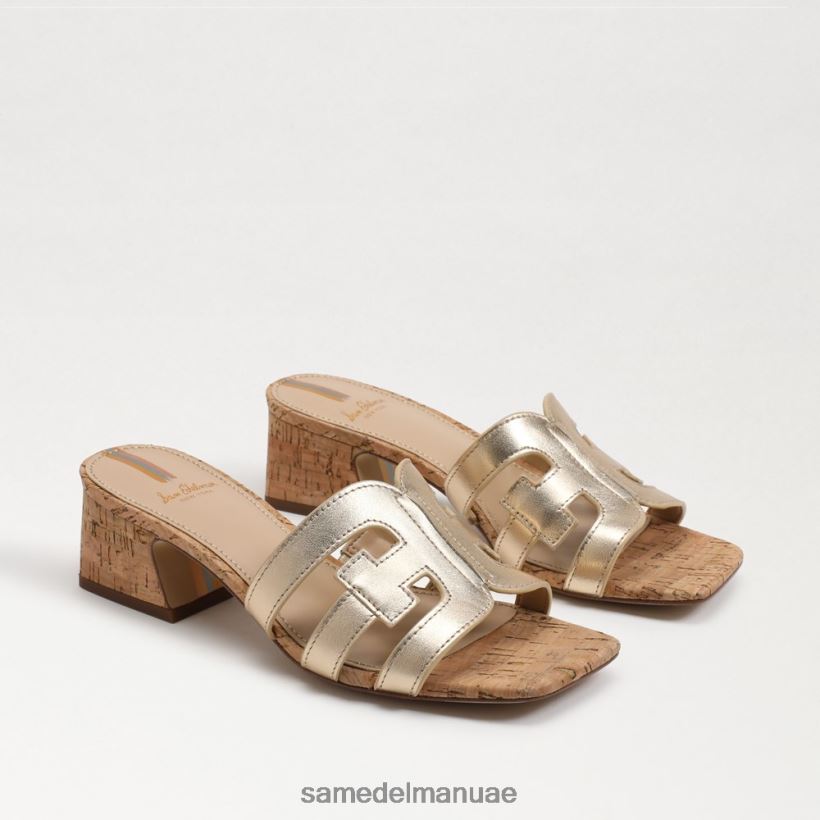 أوراق الذهب أحذية Sam Edelman نحيف كعب وينسلو بغل 246L6T357