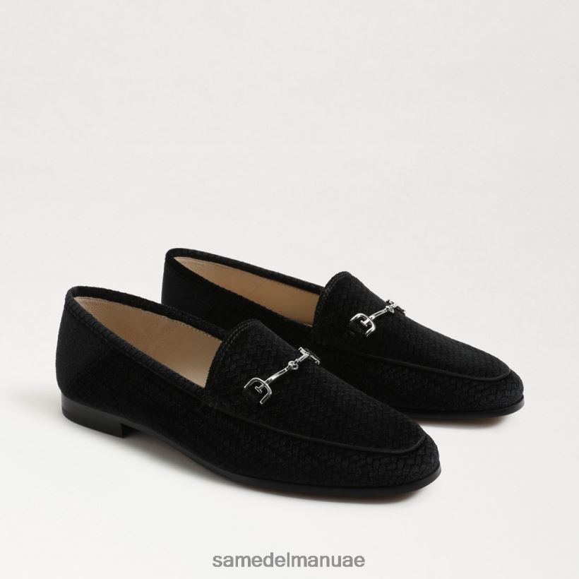 المخمل الأسود أحذية Sam Edelman نحيف لورين بت متعطل 246L6T36
