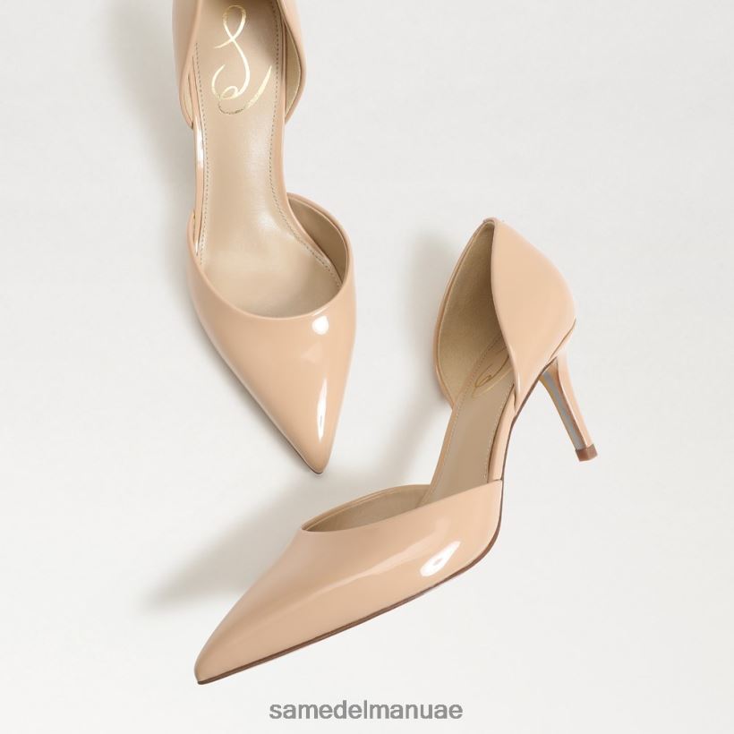 استحى البيج أحذية Sam Edelman نحيف مضخة مدببة عند أصابع القدم 246L6T362