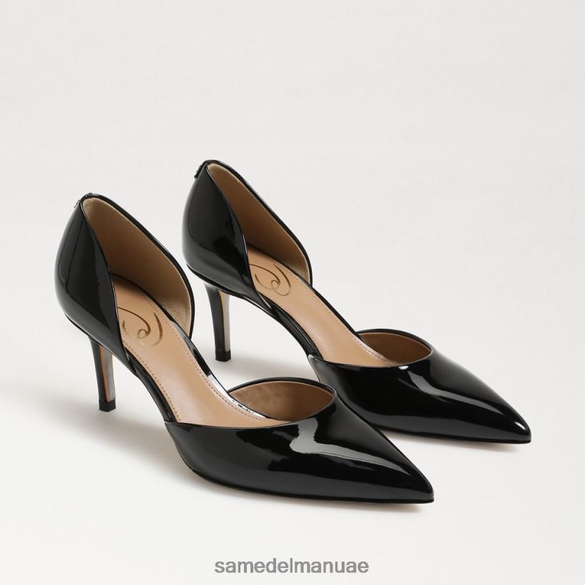 أسود براءة اختراع أحذية Sam Edelman نحيف مضخة مدببة عند أصابع القدم 246L6T363