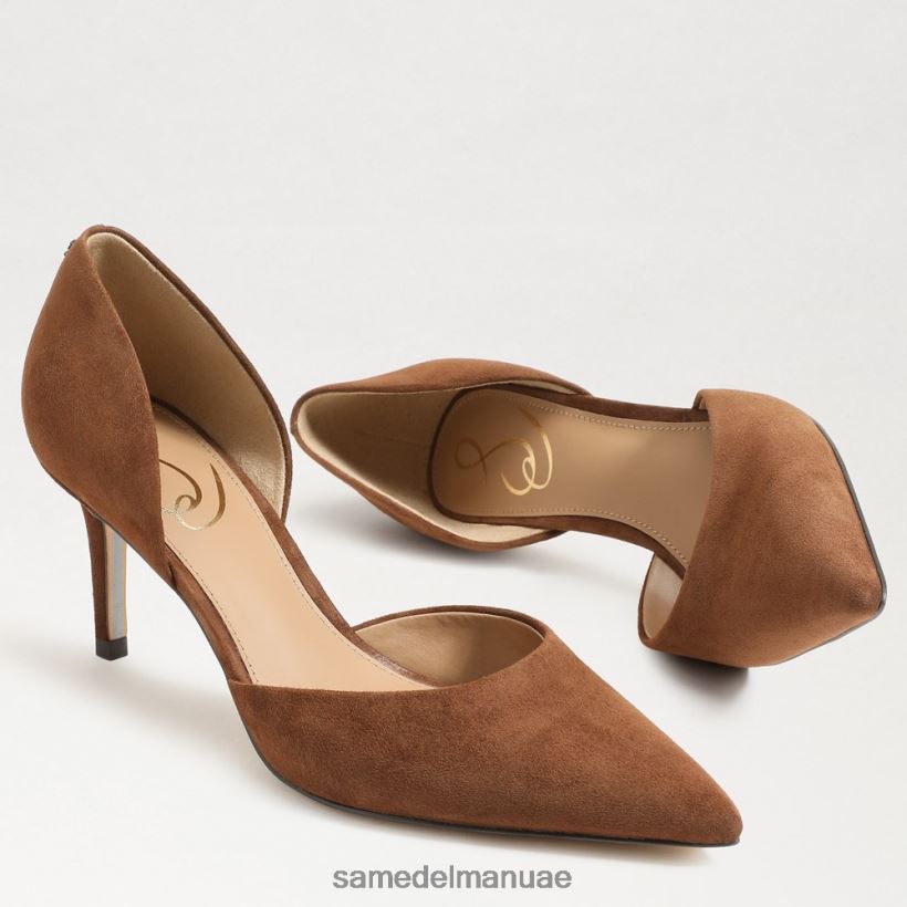 جوز الهند المحمص أحذية Sam Edelman نحيف مضخة مدببة عند أصابع القدم 246L6T365