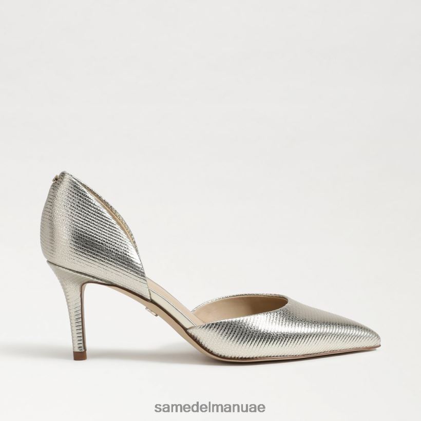 البلاتين أحذية Sam Edelman نحيف مضخة مدببة عند أصابع القدم 246L6T368