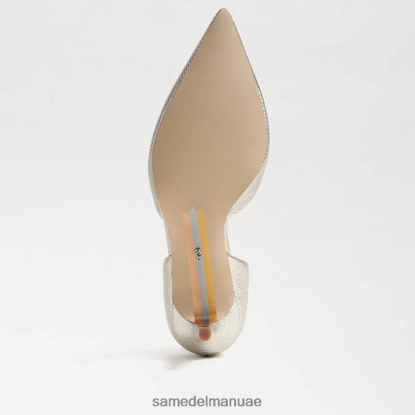 البلاتين أحذية Sam Edelman نحيف مضخة مدببة عند أصابع القدم 246L6T368