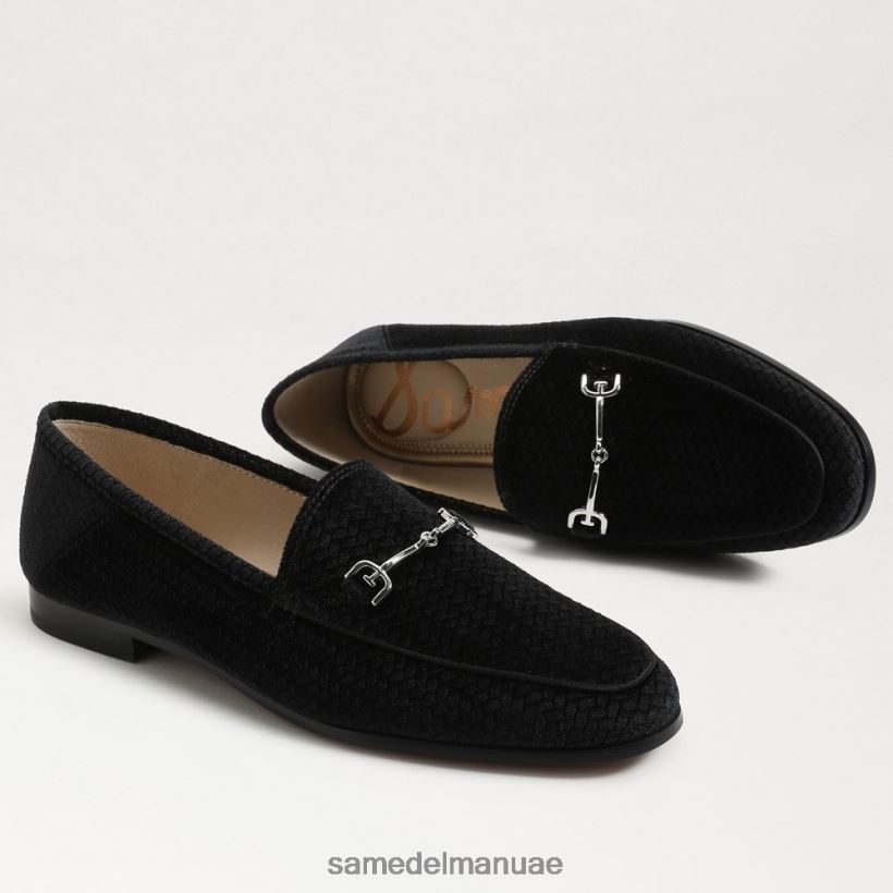 المخمل الأسود أحذية Sam Edelman نحيف لورين بت متعطل 246L6T36