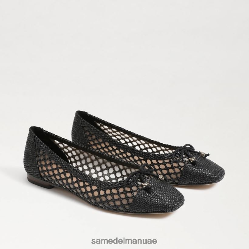 أسود أحذية Sam Edelman نحيف قد يكون الباليه مسطحًا 246L6T370