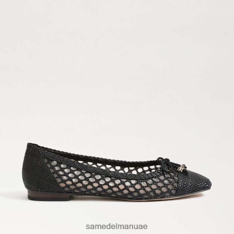 أسود أحذية Sam Edelman نحيف قد يكون الباليه مسطحًا 246L6T370