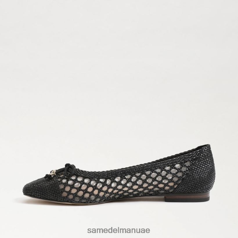 أسود أحذية Sam Edelman نحيف قد يكون الباليه مسطحًا 246L6T370