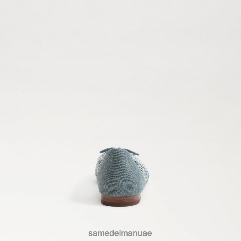 غسلها باللون الأزرق الجديد أحذية Sam Edelman نحيف قد يكون الباليه مسطحًا 246L6T371
