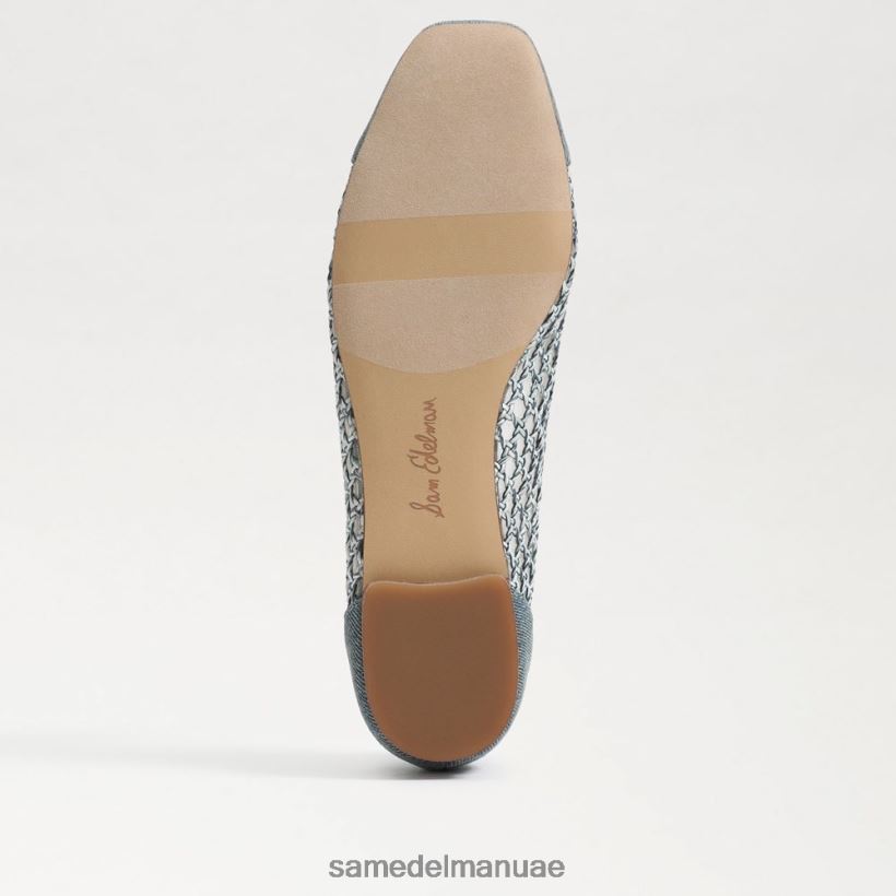 غسلها باللون الأزرق الجديد أحذية Sam Edelman نحيف قد يكون الباليه مسطحًا 246L6T371