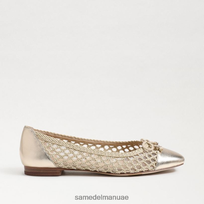 مبيض طبيعي أحذية Sam Edelman نحيف قد يكون الباليه مسطحًا 246L6T372