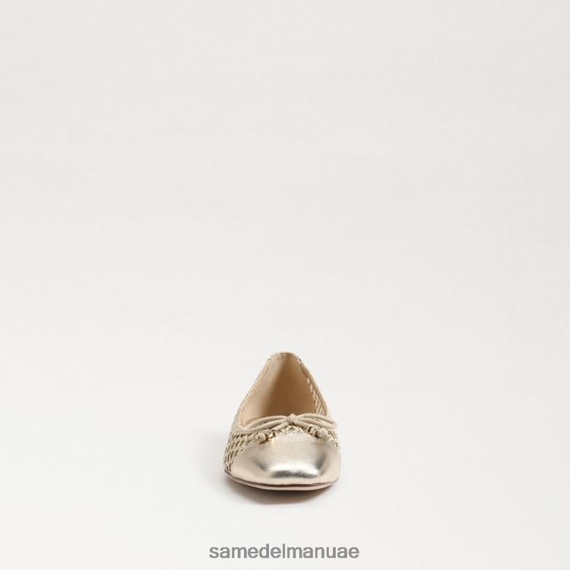 مبيض طبيعي أحذية Sam Edelman نحيف قد يكون الباليه مسطحًا 246L6T372