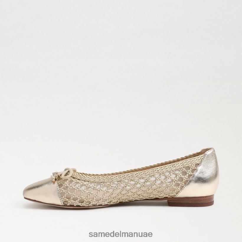 مبيض طبيعي أحذية Sam Edelman نحيف قد يكون الباليه مسطحًا 246L6T372