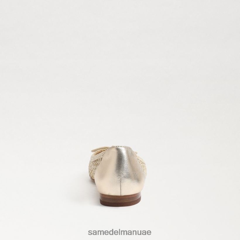 مبيض طبيعي أحذية Sam Edelman نحيف قد يكون الباليه مسطحًا 246L6T372