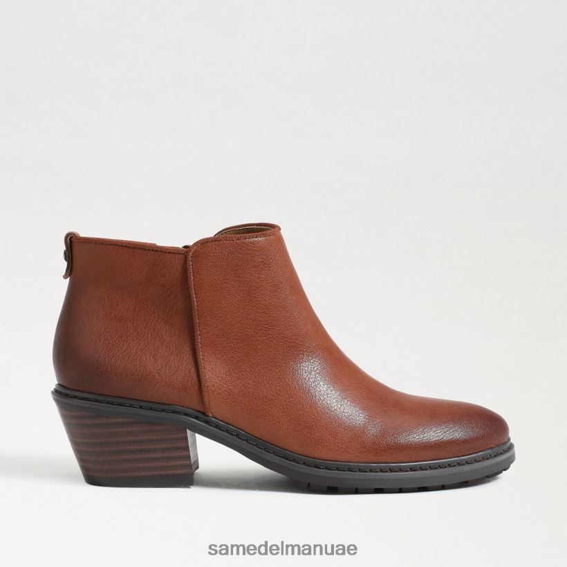 بني مصفر أحذية Sam Edelman نحيف حذاء برايس للكاحل 246L6T375