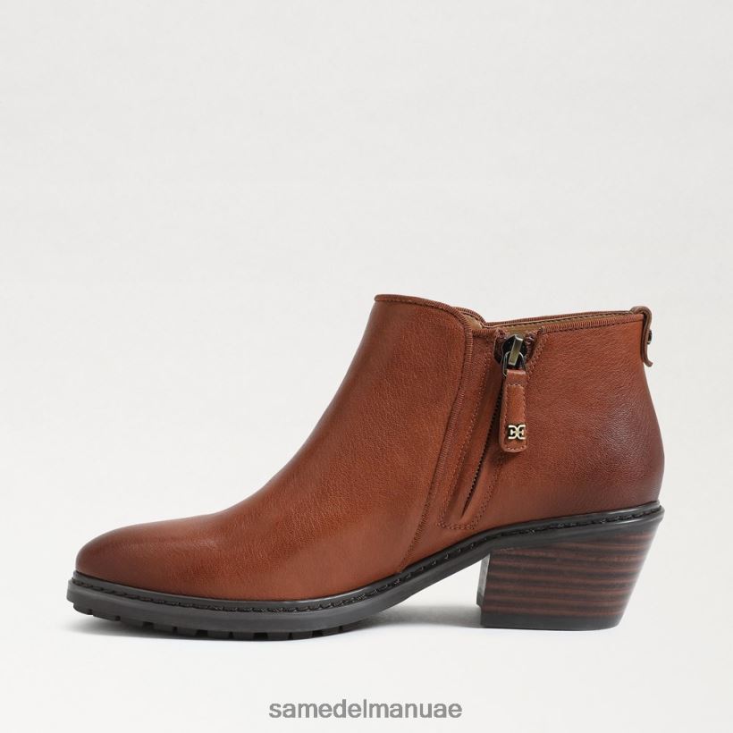 بني مصفر أحذية Sam Edelman نحيف حذاء برايس للكاحل 246L6T375