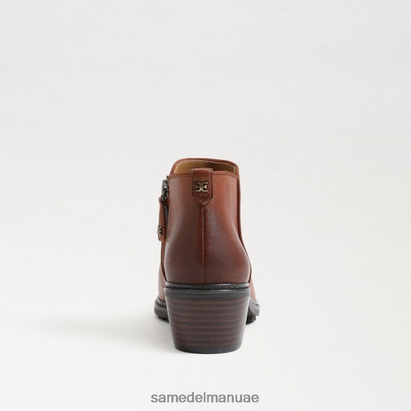 بني مصفر أحذية Sam Edelman نحيف حذاء برايس للكاحل 246L6T375