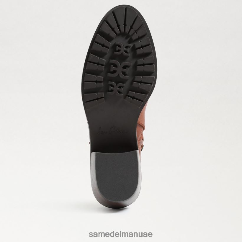 بني مصفر أحذية Sam Edelman نحيف حذاء برايس للكاحل 246L6T375