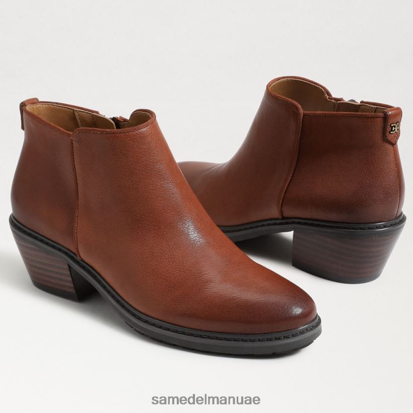 بني مصفر أحذية Sam Edelman نحيف حذاء برايس للكاحل 246L6T375
