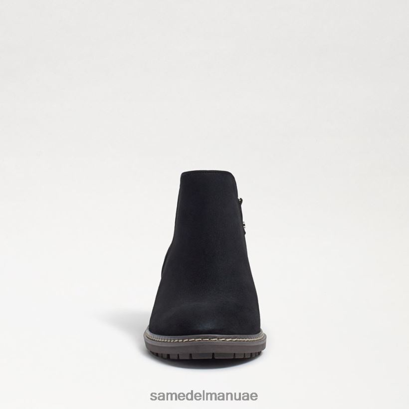 جلد الغزال الأسود أحذية Sam Edelman نحيف حذاء برايس للكاحل 246L6T376