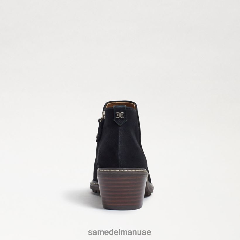 جلد الغزال الأسود أحذية Sam Edelman نحيف حذاء برايس للكاحل 246L6T376