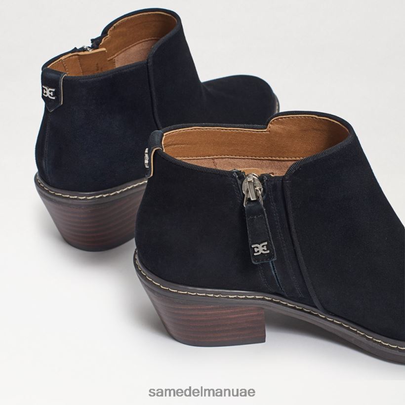 جلد الغزال الأسود أحذية Sam Edelman نحيف حذاء برايس للكاحل 246L6T376