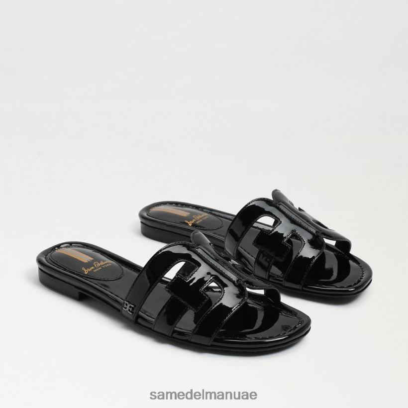أسود براءة اختراع أحذية Sam Edelman نحيف صندل منزلق خليج 246L6T379
