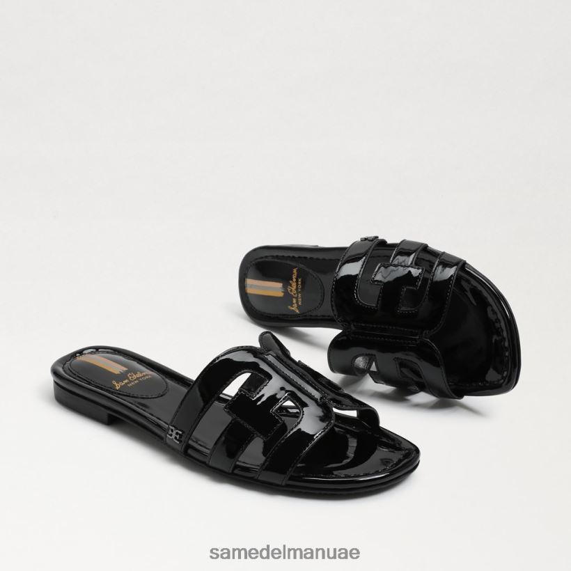 أسود براءة اختراع أحذية Sam Edelman نحيف صندل منزلق خليج 246L6T379