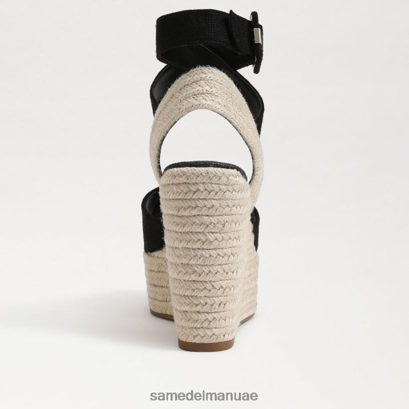 أسود أحذية Sam Edelman نحيف صندل إسبادريل إسبادريل من فادا 246L6T381