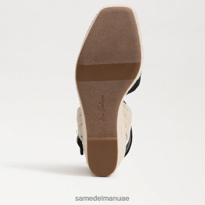 أسود أحذية Sam Edelman نحيف صندل إسبادريل إسبادريل من فادا 246L6T381