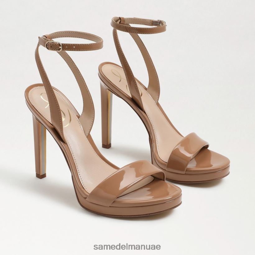 براءة اختراع روزا بلاش أحذية Sam Edelman نحيف اليشم كعب حزام الكاحل 246L6T390