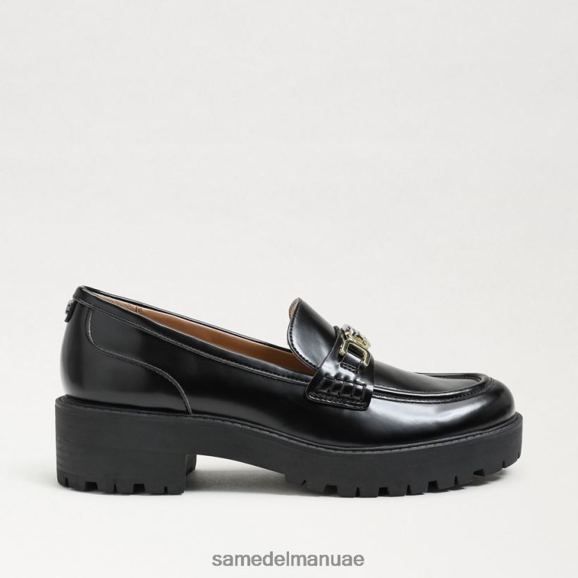أسود براءة اختراع أحذية Sam Edelman نحيف حذاء تيغان لوغ الوحيد 246L6T395