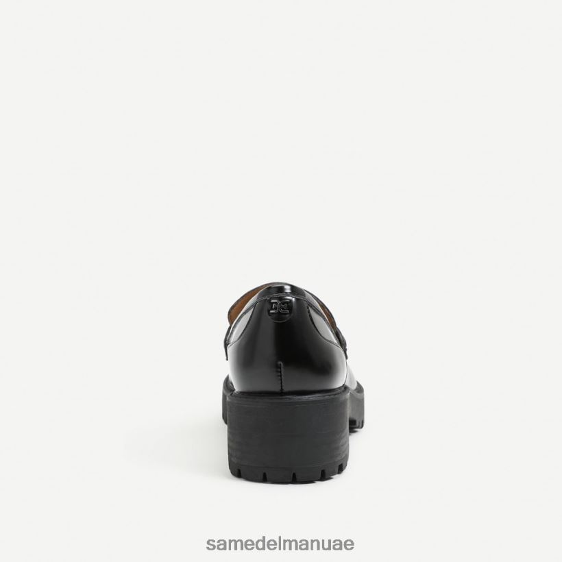 أسود براءة اختراع أحذية Sam Edelman نحيف حذاء تيغان لوغ الوحيد 246L6T395