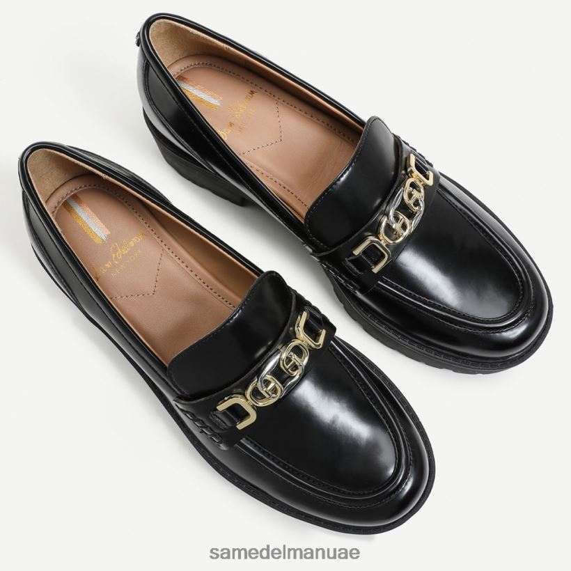 أسود براءة اختراع أحذية Sam Edelman نحيف حذاء تيغان لوغ الوحيد 246L6T395