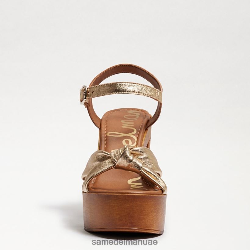 شامبانيا أحذية Sam Edelman نحيف صندل منصة تريستا 246L6T401