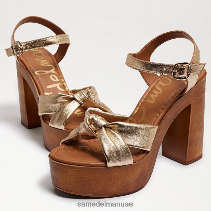 شامبانيا أحذية Sam Edelman نحيف صندل منصة تريستا 246L6T401