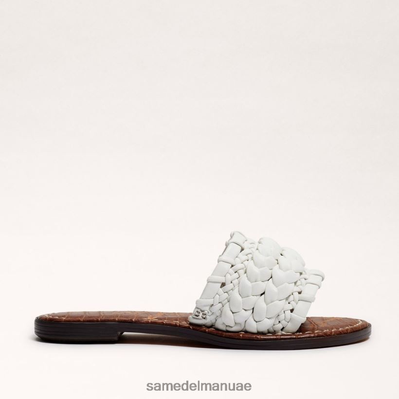 ناصعة البياض أحذية Sam Edelman نحيف صندل منزلق منسوج من جيادا 246L6T403
