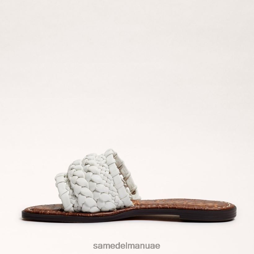 ناصعة البياض أحذية Sam Edelman نحيف صندل منزلق منسوج من جيادا 246L6T403