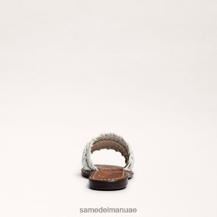 ناصعة البياض أحذية Sam Edelman نحيف صندل منزلق منسوج من جيادا 246L6T403
