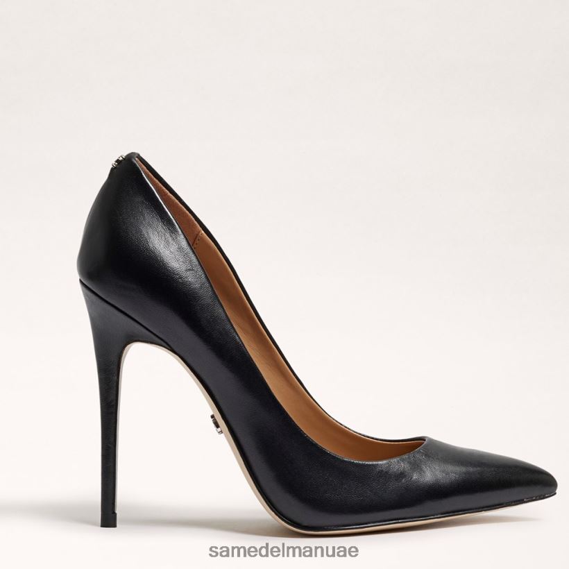 جلد أسود أحذية Sam Edelman نحيف كعب دانا مدبب عند أصابع القدم 246L6T409