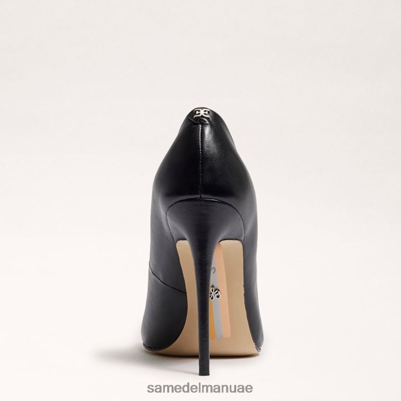 جلد أسود أحذية Sam Edelman نحيف كعب دانا مدبب عند أصابع القدم 246L6T409