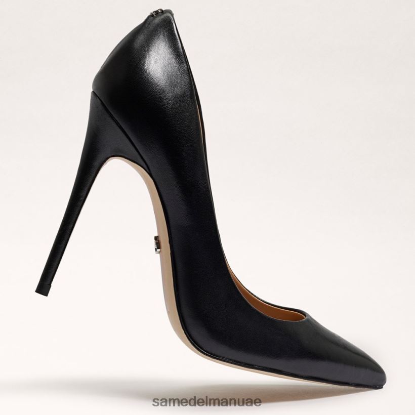 جلد أسود أحذية Sam Edelman نحيف كعب دانا مدبب عند أصابع القدم 246L6T409