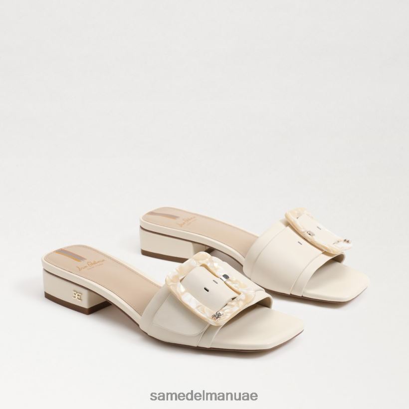 العاج الحديث أحذية Sam Edelman نحيف صندل منزلق من الشماس 246L6T417