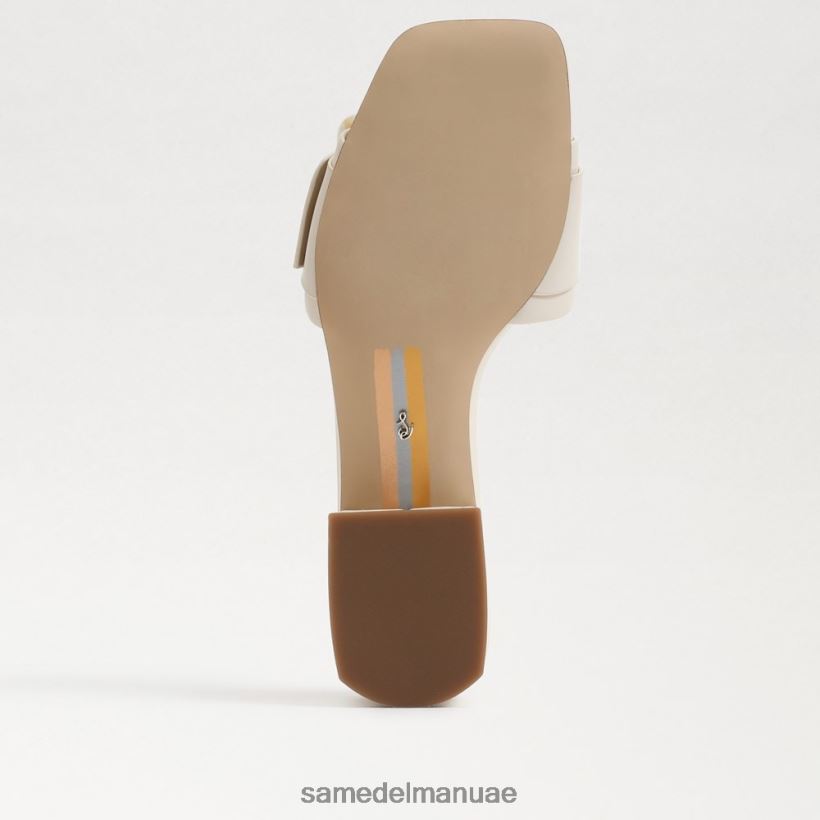 العاج الحديث أحذية Sam Edelman نحيف صندل منزلق من الشماس 246L6T417