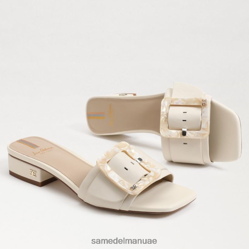 العاج الحديث أحذية Sam Edelman نحيف صندل منزلق من الشماس 246L6T417
