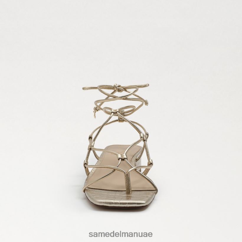 جلد أوراق الذهب أحذية Sam Edelman نحيف صندل دافي 246L6T421